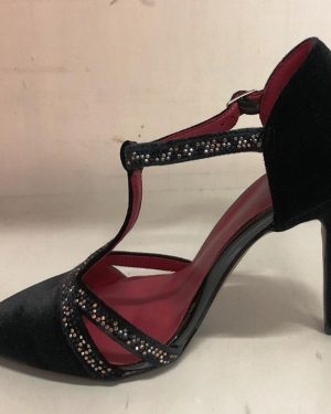 Gai Mattiolo Love to Love Tacco Tronchetto Alto Rosso Donna (40 - Nero)