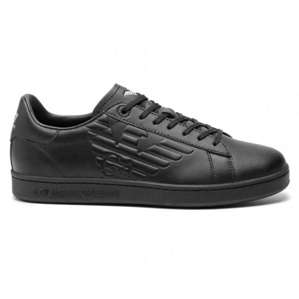 EA7 EMPORIO ARMANI SCARPE ACTION LEATHER NERO-7½