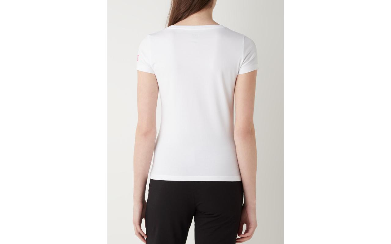 T-Shirt Maglia Donna Emporio Armani 3Ltt22 Bianco-M)