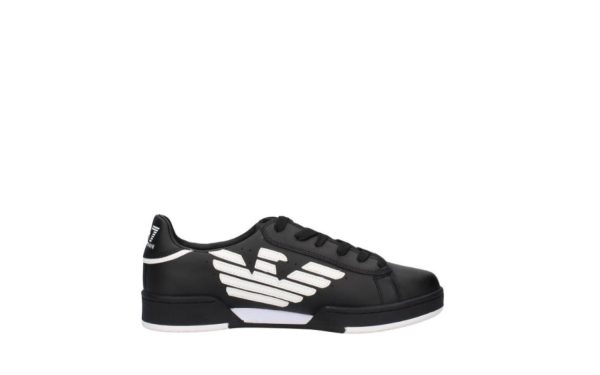 Scarpe Sneakers Donna Emporio Armani X8X043 Nero Bianco (Tg-3)