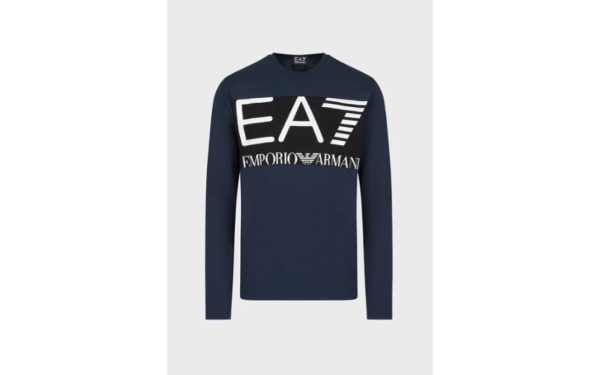 T-Shirt Maglia Uomo Emporio Armani 6Lpt25 1554 Blu (Tg-S)
