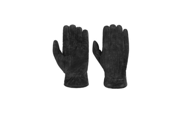Stetson Guanti in Pelle Pigskin Uomo con fodera Autunno Inverno Imbottiti in Cuoio Tg-8