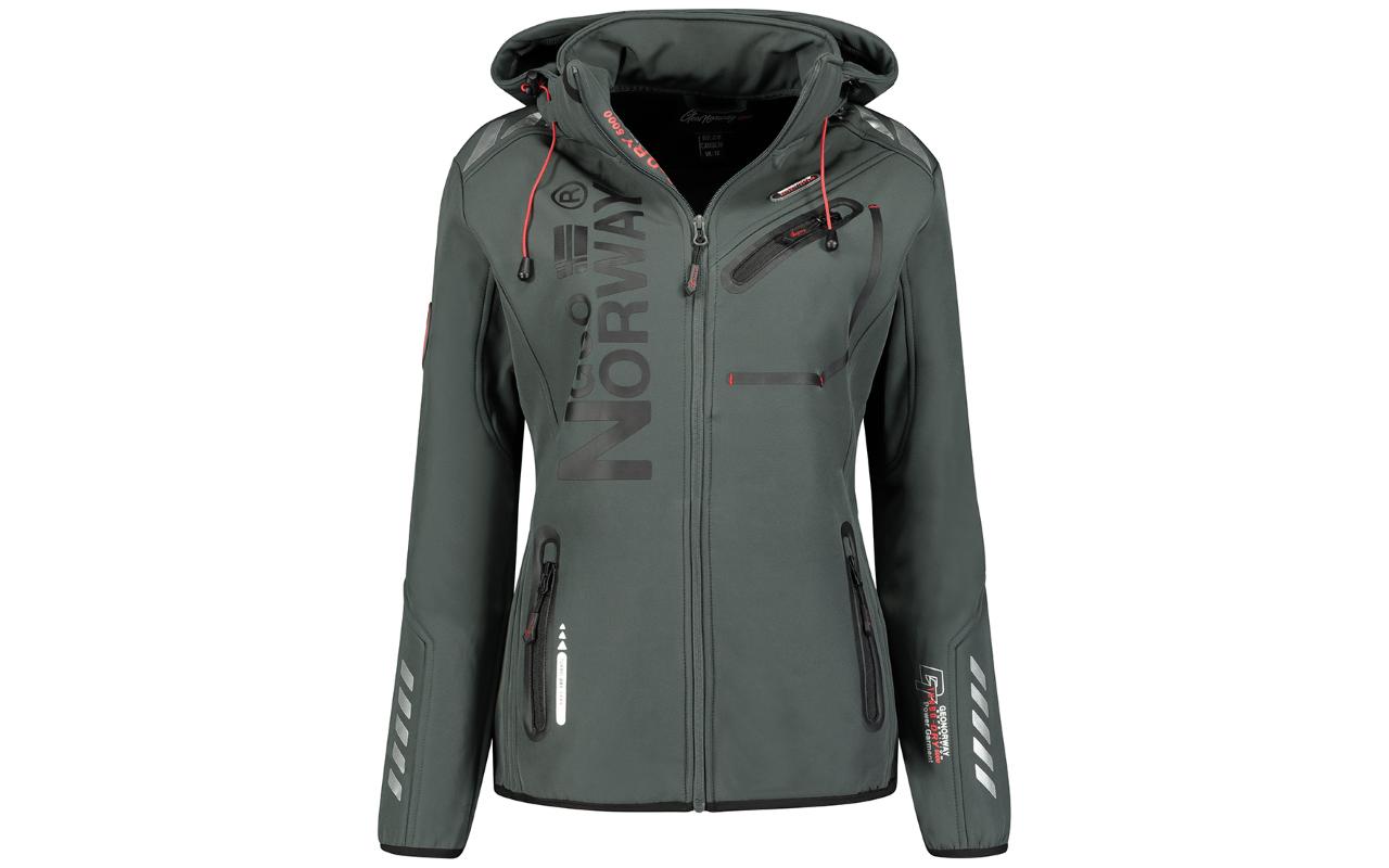 Giacca Softhell Giubbotto Donna Geographical Norway Wu8088F Reine Grigio (Tg-S)