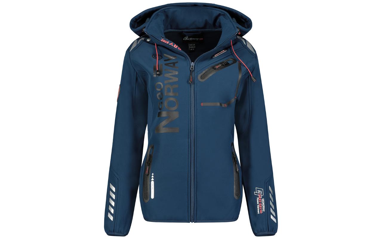Giacca Softhell Giubbotto Donna Geographical Norway Wu8088F Reine Blu (Tg-M)