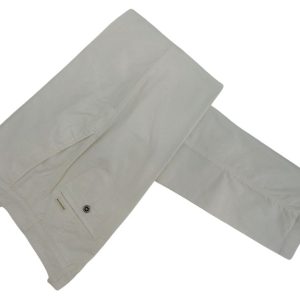 Brooksfield Pantalone Elegante Uomo Chino Slim Fit Off White Bianco - 48