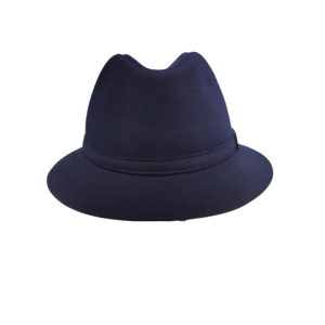 Cappello Borsalino Alessandria Rasato Pocket Blu 100% Pelo Tascabile - Blu - 58