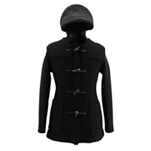 Gloverall Giacca Parka Montgomery Donna Double Face Nero Fitted Panel L44320 - 42