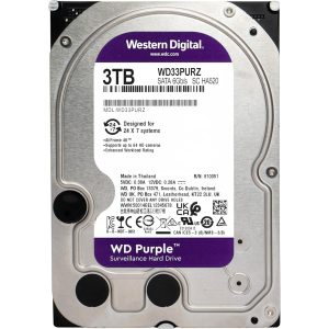 Hard Disk 3TB SATA III 3.5" Western Digital WD Purple Surveillance WD33PURZ