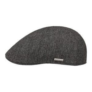 Stetson Coppola Cappello Berretto Uomo Texas Woolix Lana Piatto Visiera Fodera Autunno Inverno - L