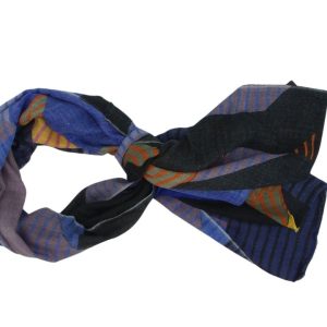 Sciarpa Uomo Donna Ciccone 100% Puro Cashmere Multicolore - Unica
