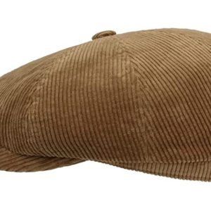 Stetson Cappello Berretto Uomo Hatteras Cord Invernale Cotone Autunno Inverno Beige MO-2200345 - S