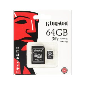 MEMORY CARD MICRO SD/TRANSFLASH 64GB KINGSTON CLASSE 10 SDCS2/64GB