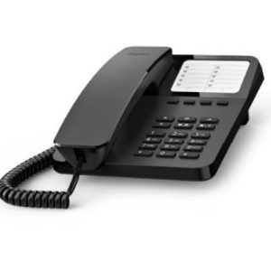 TELEFONO DA CASA SIEMENS GIGASET DESK400 BLACK