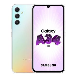 SMARTPHONE SAMSUNG A346 GALAXY A34 5G 6+128GB DUOS SILVER ITALIA