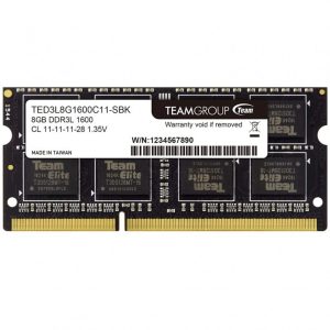 MEMORIA DDR3 1600 8GB TEAM ELITE RETAIL TEAM GROUP TED3L8G1600C11-S01