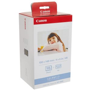 CARTA PHOTO CANON KIT + SET CARTUCCE KP-108IN 3115B001