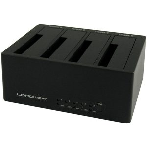 LC-Power Docking Station Hard Disk 4 Slot USB 3.0 LC-DOCK-U3-4B